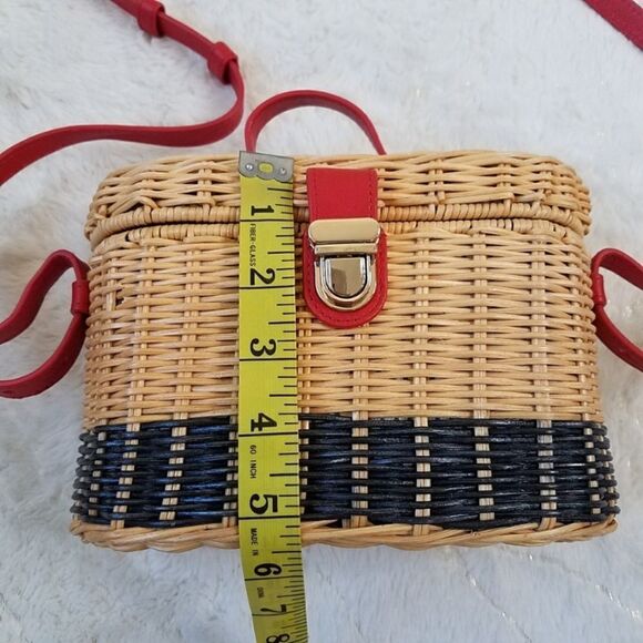 Draper James bucket straw bag NWOT with original dust bag - Picture 10 of 10